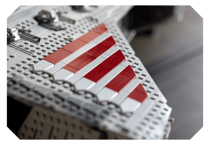 Republic red stripe details
