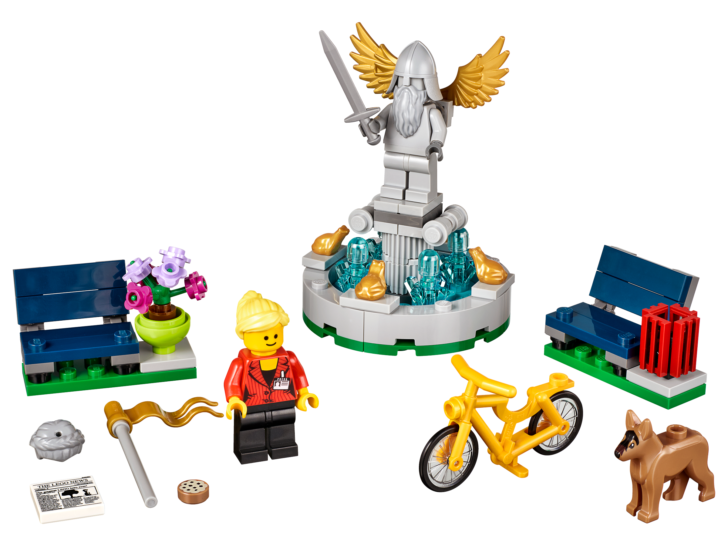 LEGO 40221 Fontana città city fountain 105 pezzi set nuovo 
