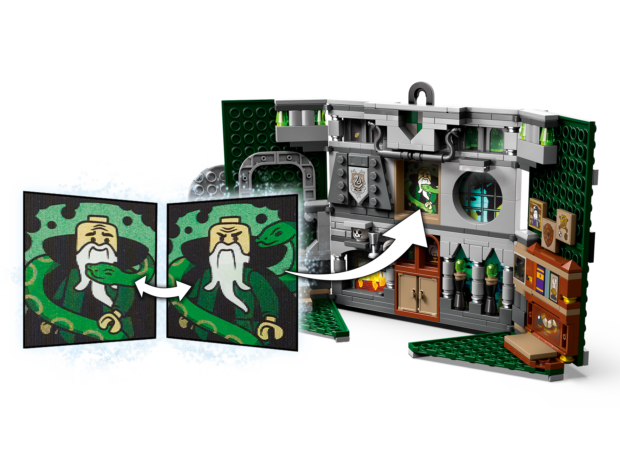 Slytherin™ House Banner 76410 | Harry Potter™ | Buy online at the Official  LEGO® Shop US
