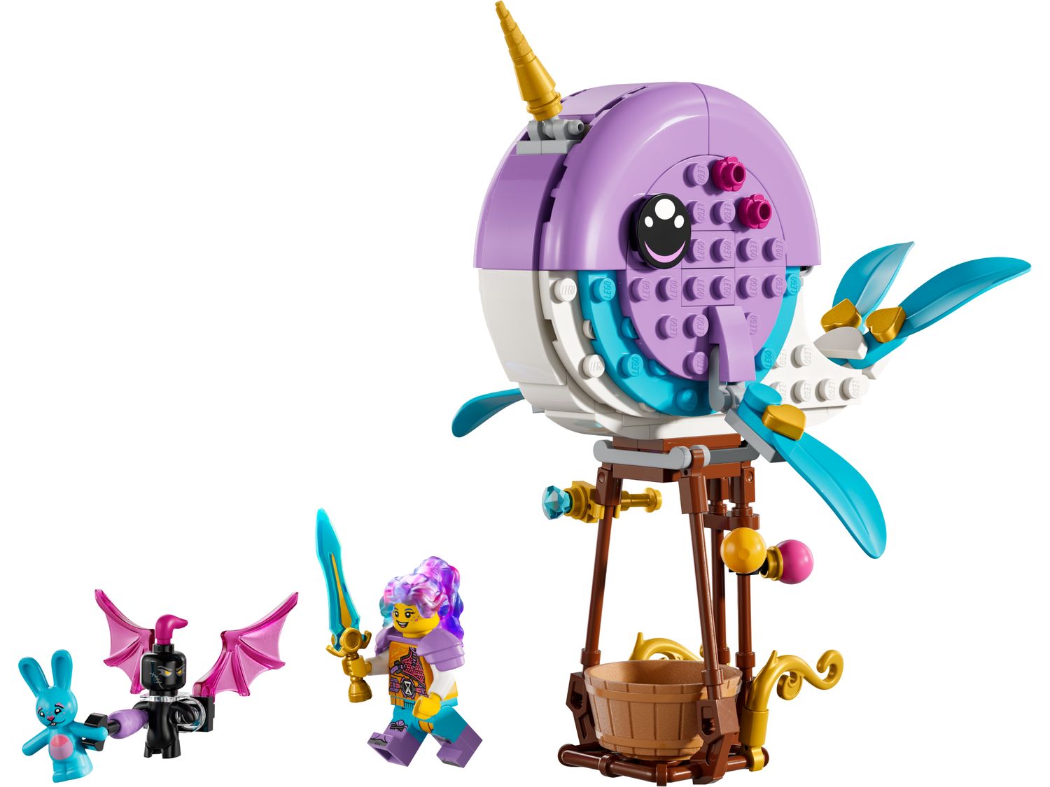 Izzie's Narwhal Hot-Air Balloon 71472 | LEGO® DREAMZzz™ | Buy Izzie's Narwhal Hot-Air Balloon 71472 | LEGO® DREAMZzz™ | Buy