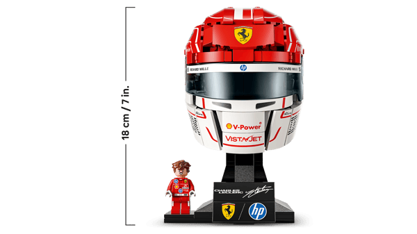 LEGO 43014 Scuderia Ferrari HP Casque de Charles Leclerc — visuel 4 sur 8