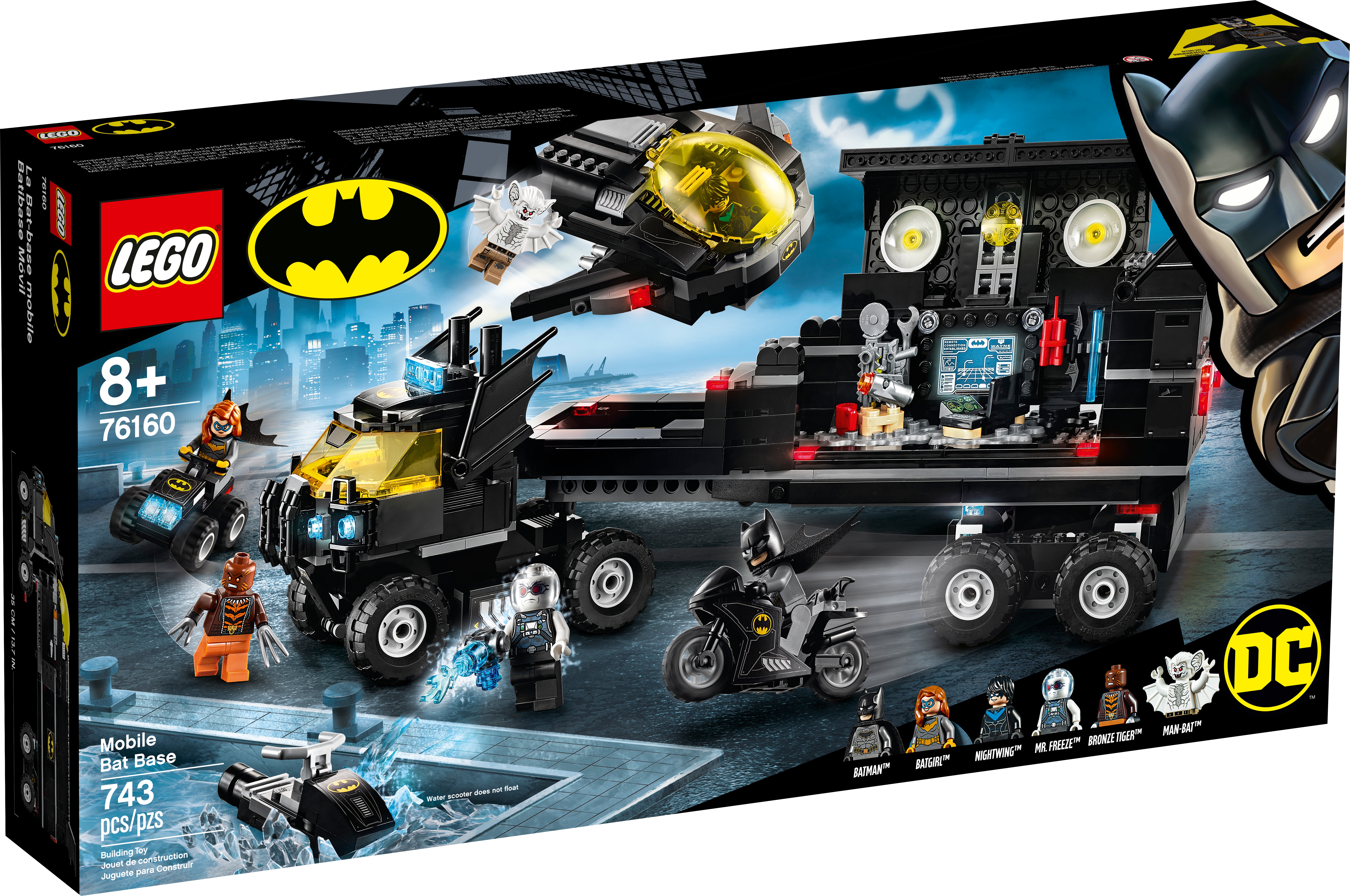 Details about   LEGO Superheroes Batman Mobile Bat Base 76160 Brand New Sealed