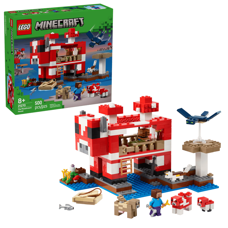 ムーシュルームハウス 21270 | マインクラフト® |レゴ®ストア公式 ムーシュルームハウス 21270 | マインクラフト® |レゴ®ストア公式