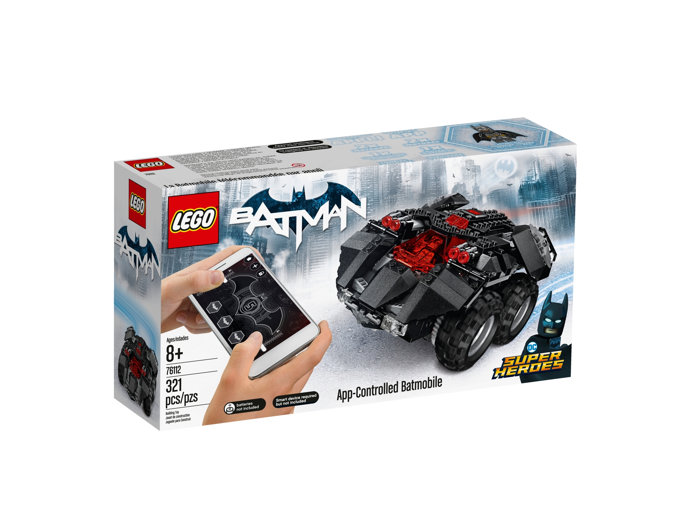 App-Controlled Batmobile 76112 | Powered UP | Officiel LEGO® Shop