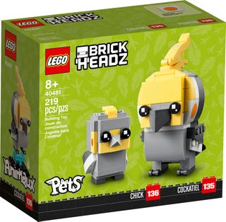 Cockatiel 40481 BrickHeadz Buy online at the Official LEGO