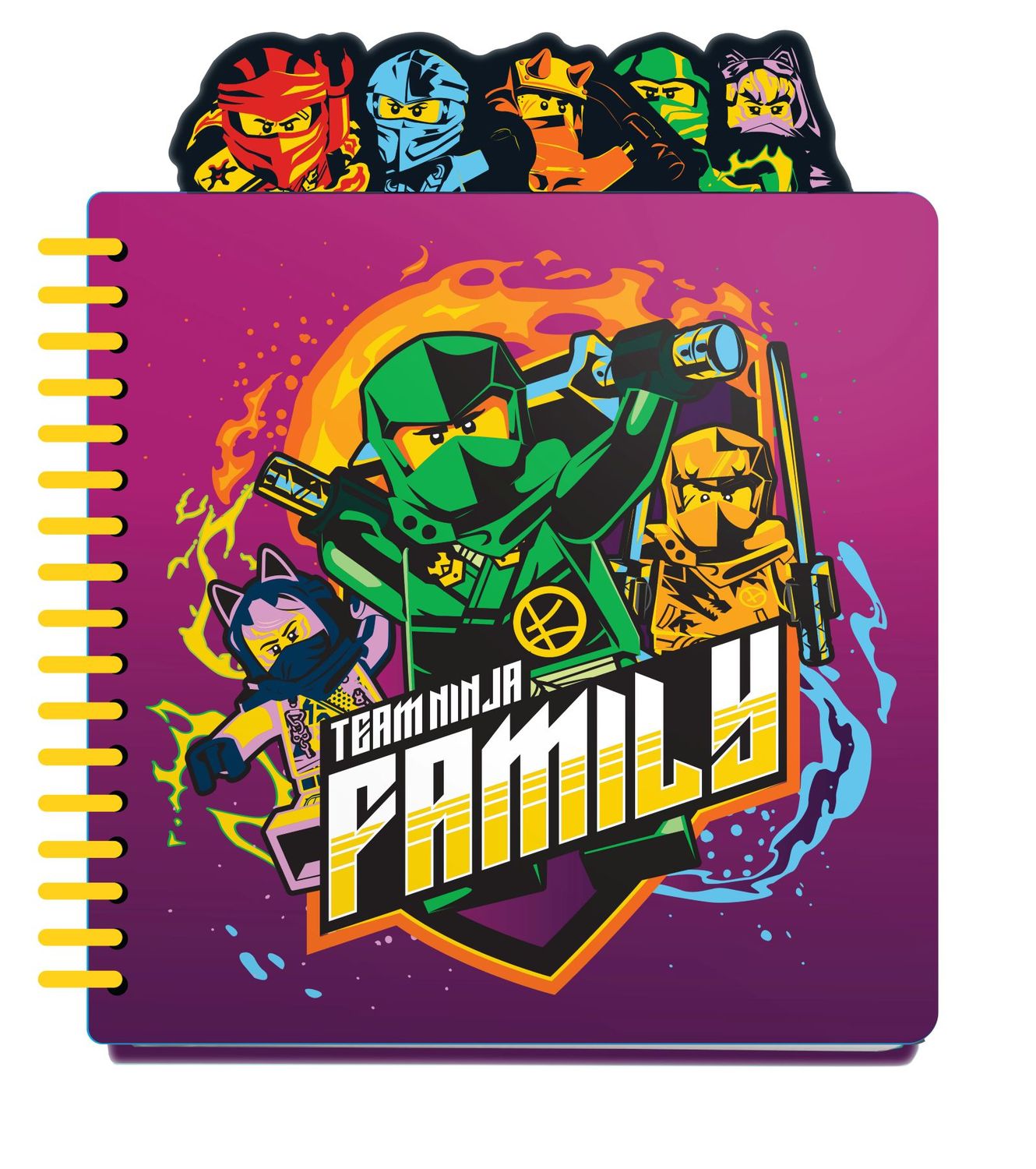 Tab Notebook 5009527 | NINJAGO® | Buy online at the Official LEGO® Shop GB