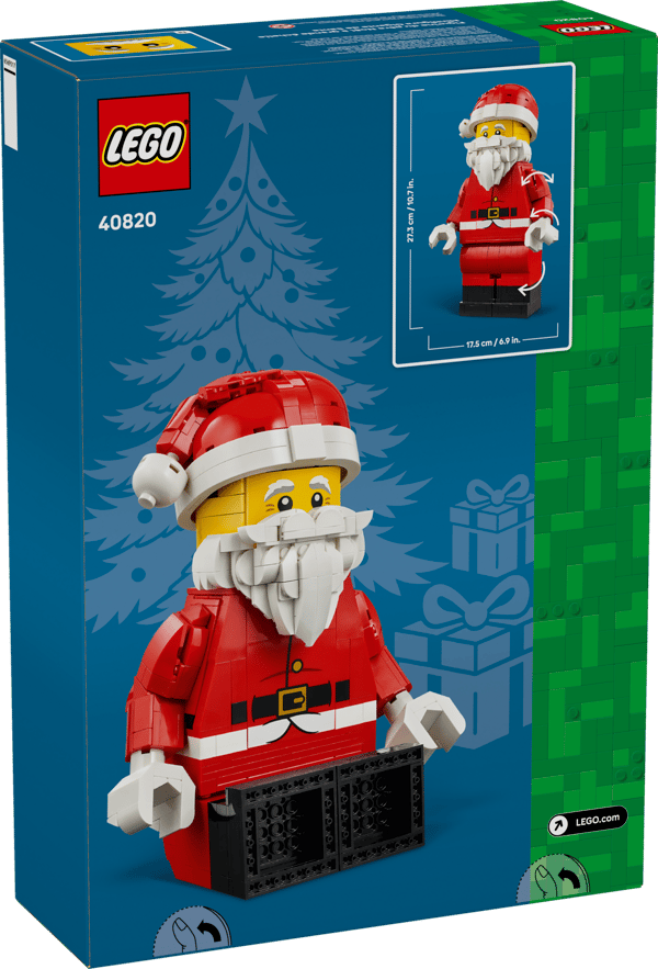 LEGO 40820 Minifigurine du Père Noël grand format — visuel 7 sur 7
