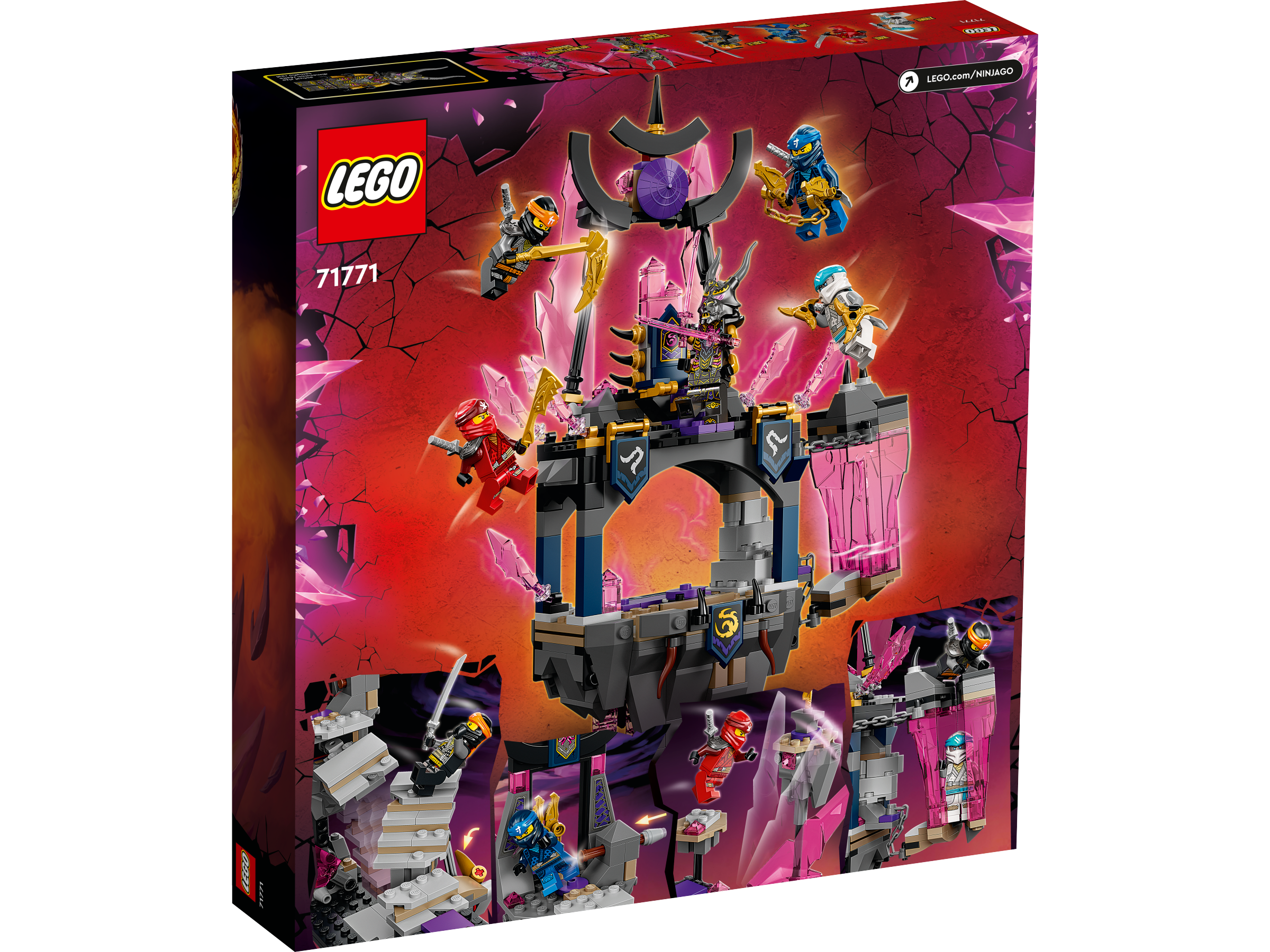 appel regional Løve The Crystal King Temple 71771 | NINJAGO® | Buy online at the Official LEGO®  Shop US