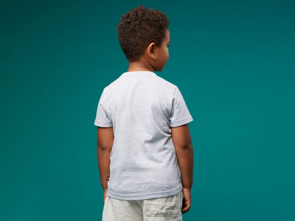 Kids' Short Sleeve Logo T-Shirt – Gray Mélange - Image 8