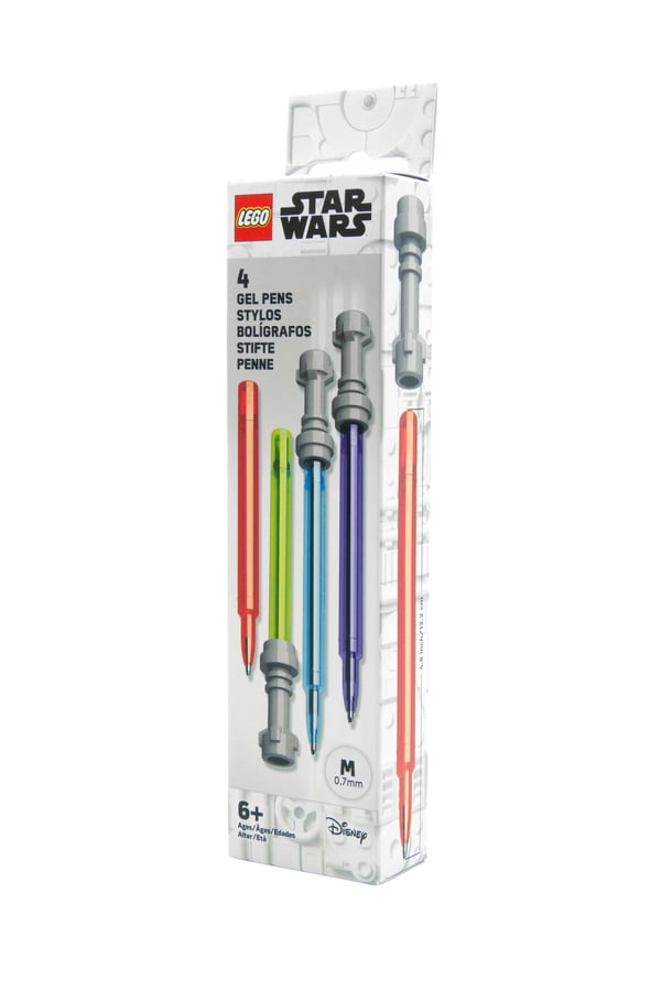 LEGO 5008814 Stylos à encre gel Sabres laser – Lot de 4 — visuel 2 sur 3