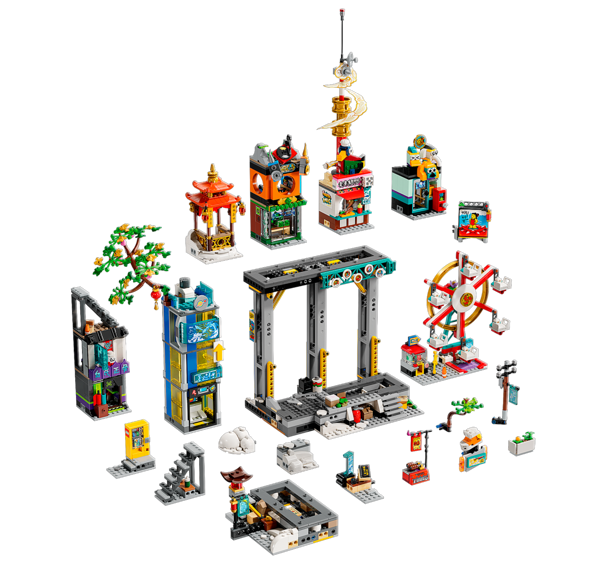 LEGO 80054 Le 5ème anniversaire de la ville de Megapolis — visuel 3 sur 8