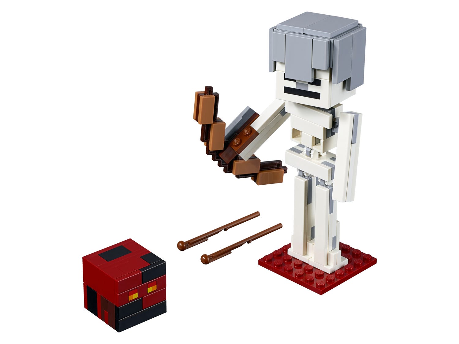 マインクラフト ビッグフィグ スケルトンとマグマキューブ マインクラフト Lego Com Jp