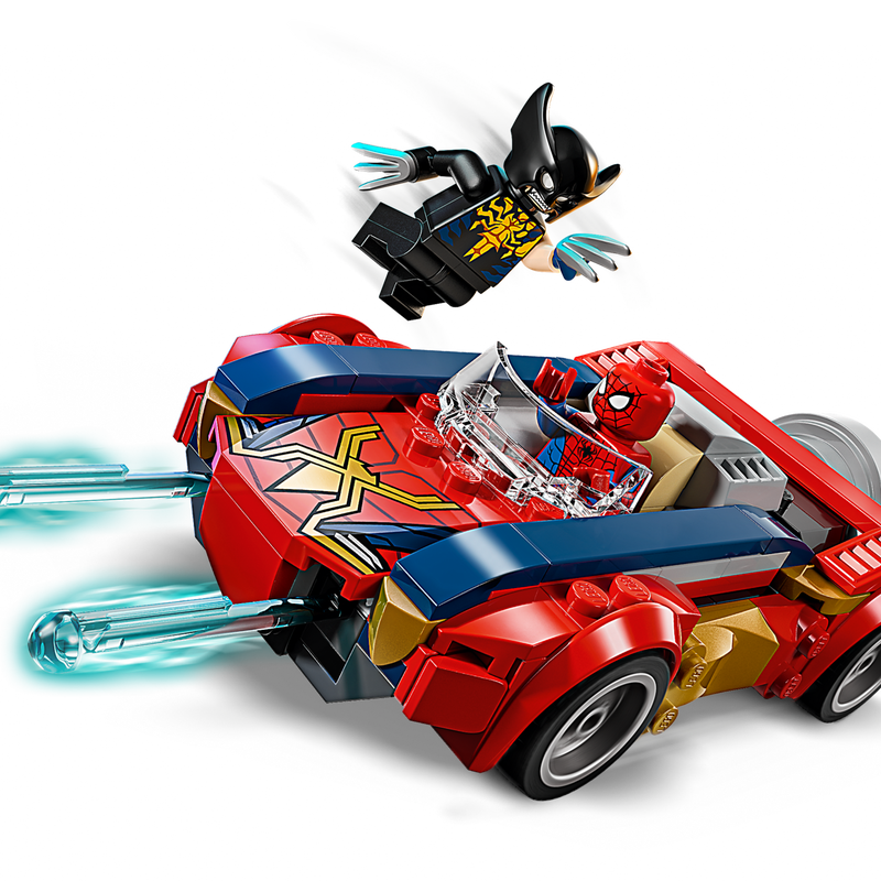 Spider-Man Car vs. Venomized Wolverine