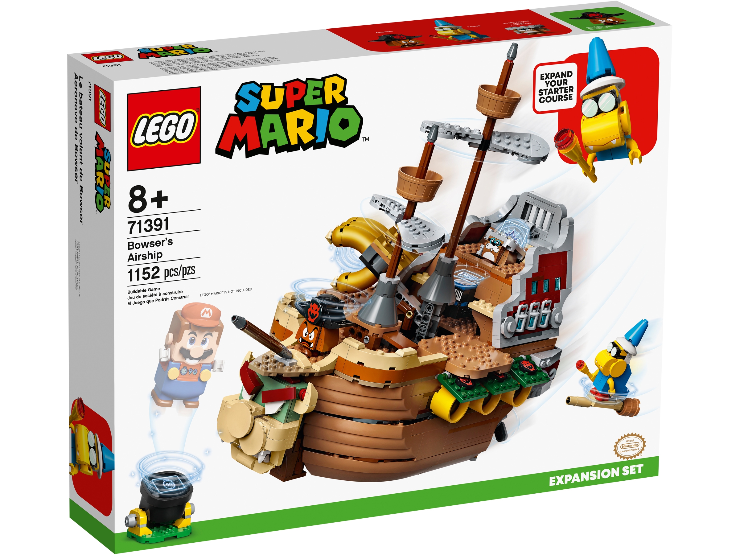 Bowser's Airship Expansion Set 71391, LEGO® Super Mario™