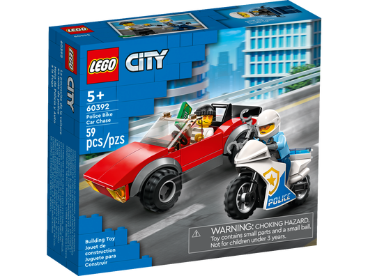 LEGO 60392 - Politimotorcykel på biljagt