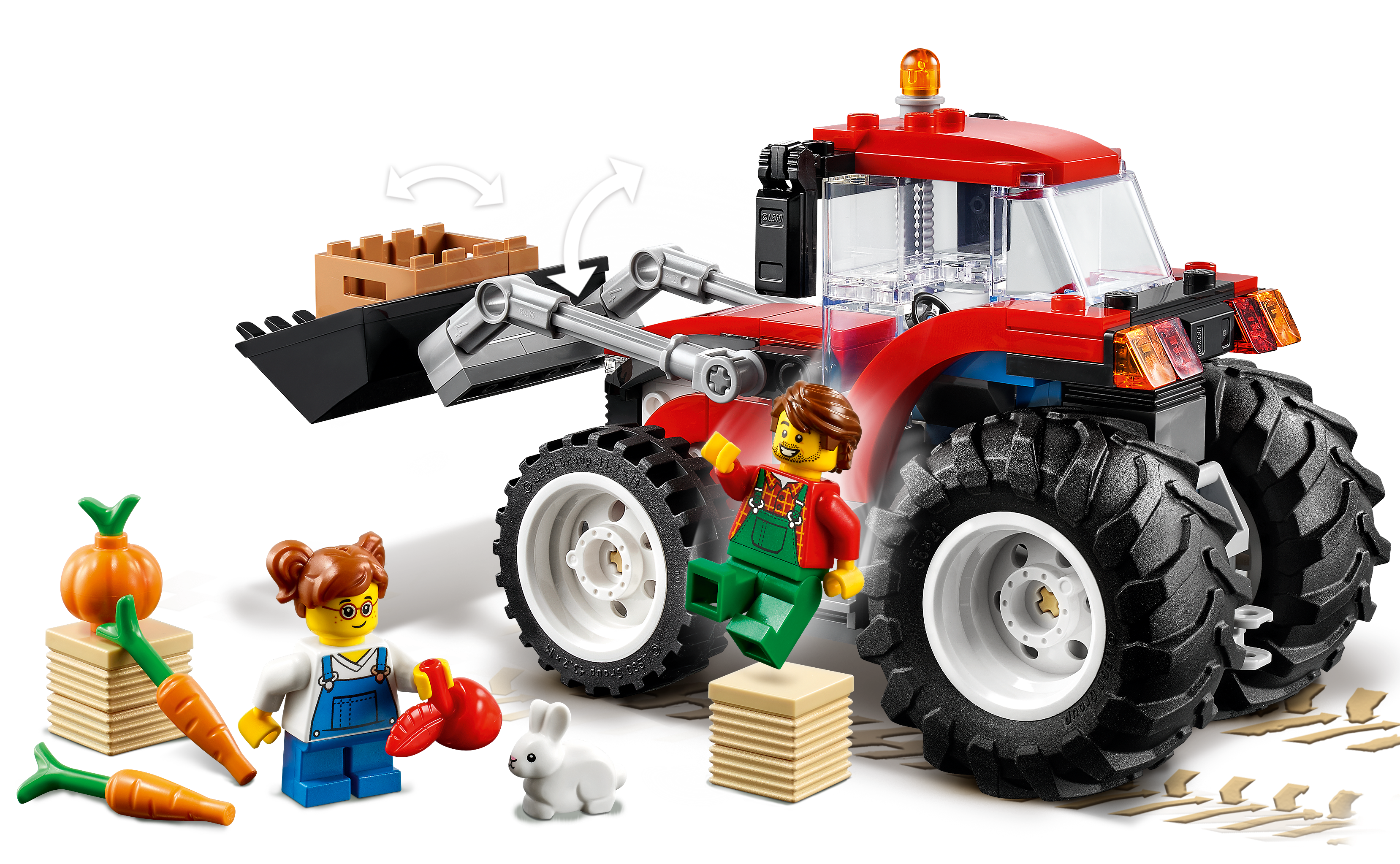 for sale online 148 Pieces LEGO City Tractor 60287 Building Kit 