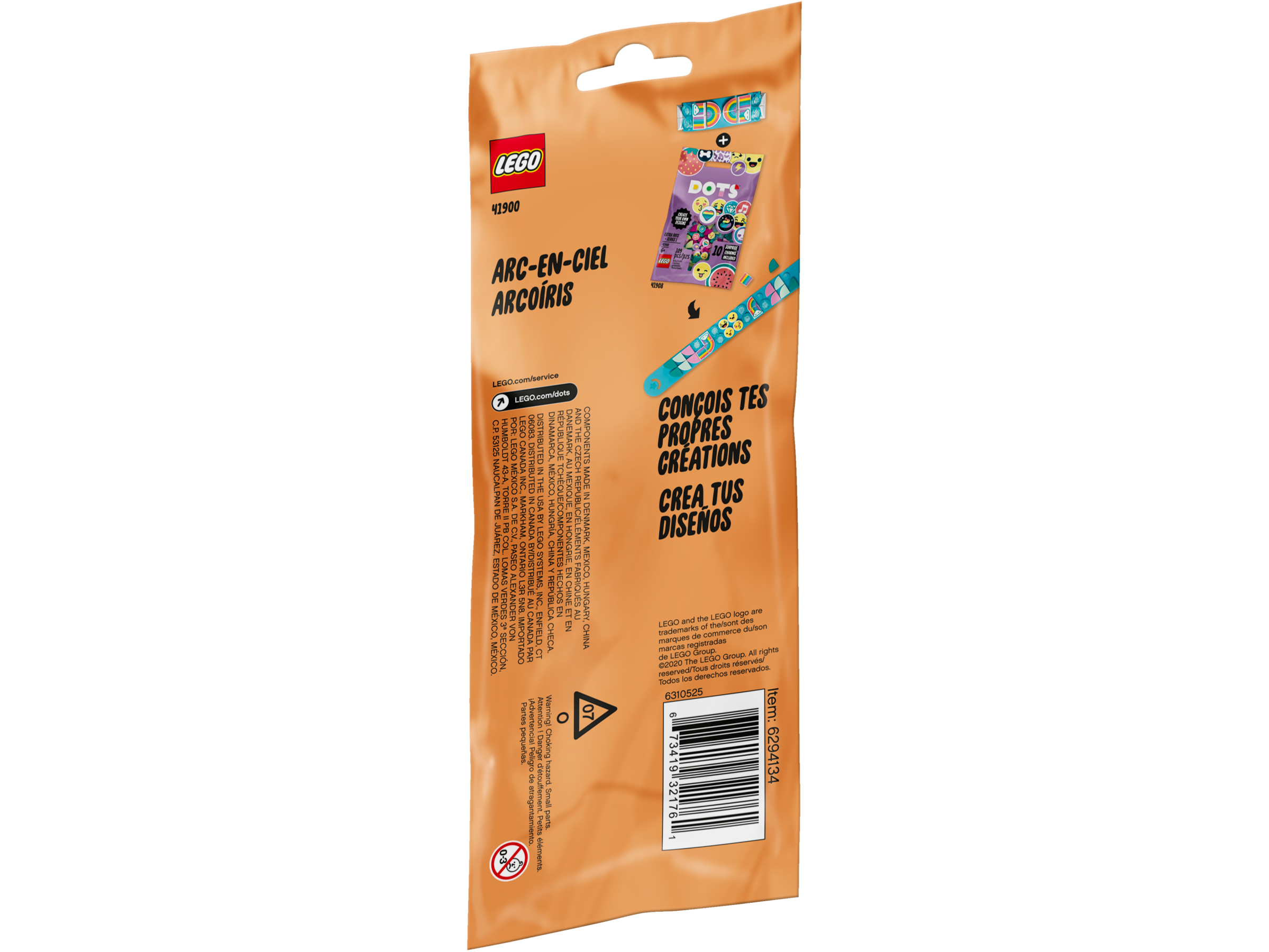 Rainbow Bracelet 41900 | DOTS | Buy online at the Official LEGO