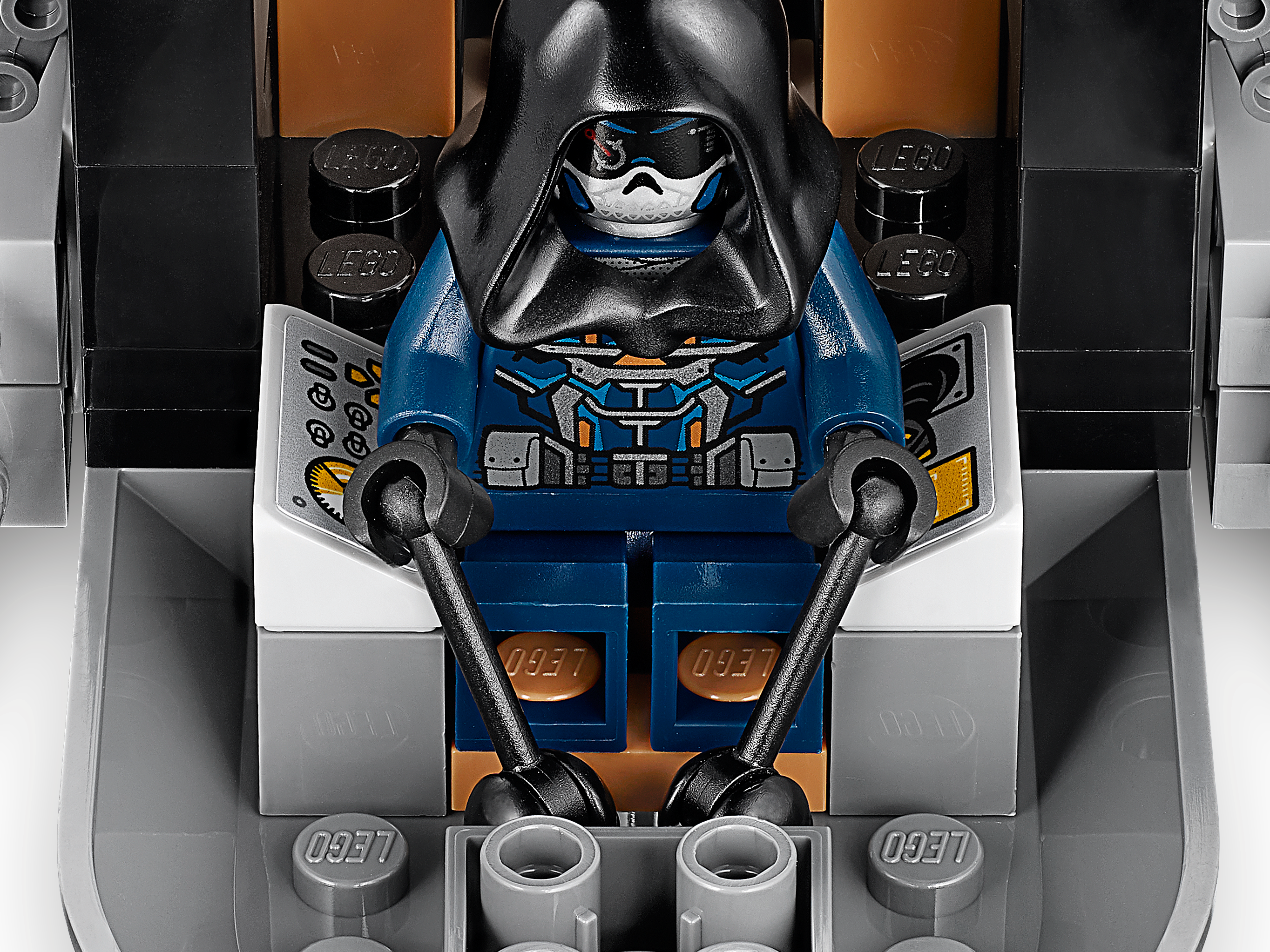 LEGO Superhelden™ Minifigur Black Widow Mit Waffe Von Hellicarrier 