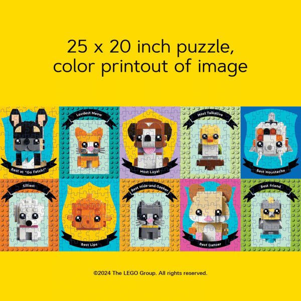LEGO 5008996 Puzzle Amis animaux de 1 000 pièces — visuel 4 sur 4