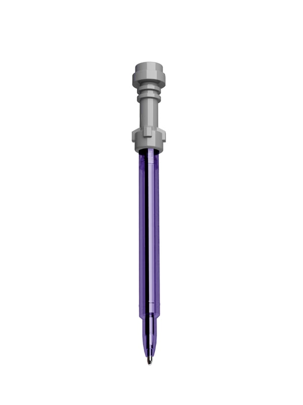 LEGO 5007768 Stylo à encre gel Sabre laser – Bleu lavande
