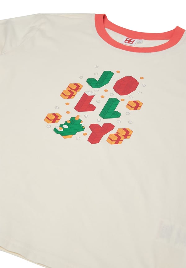 LEGO 5009958 Pyjama de Noël pour adulte – Blanc cassé — visuel 3 sur 5