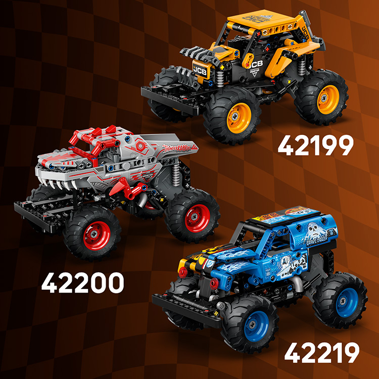 Monster Jam™ Sparkle Smash™ プルバック 42220 | テクニック |レゴ