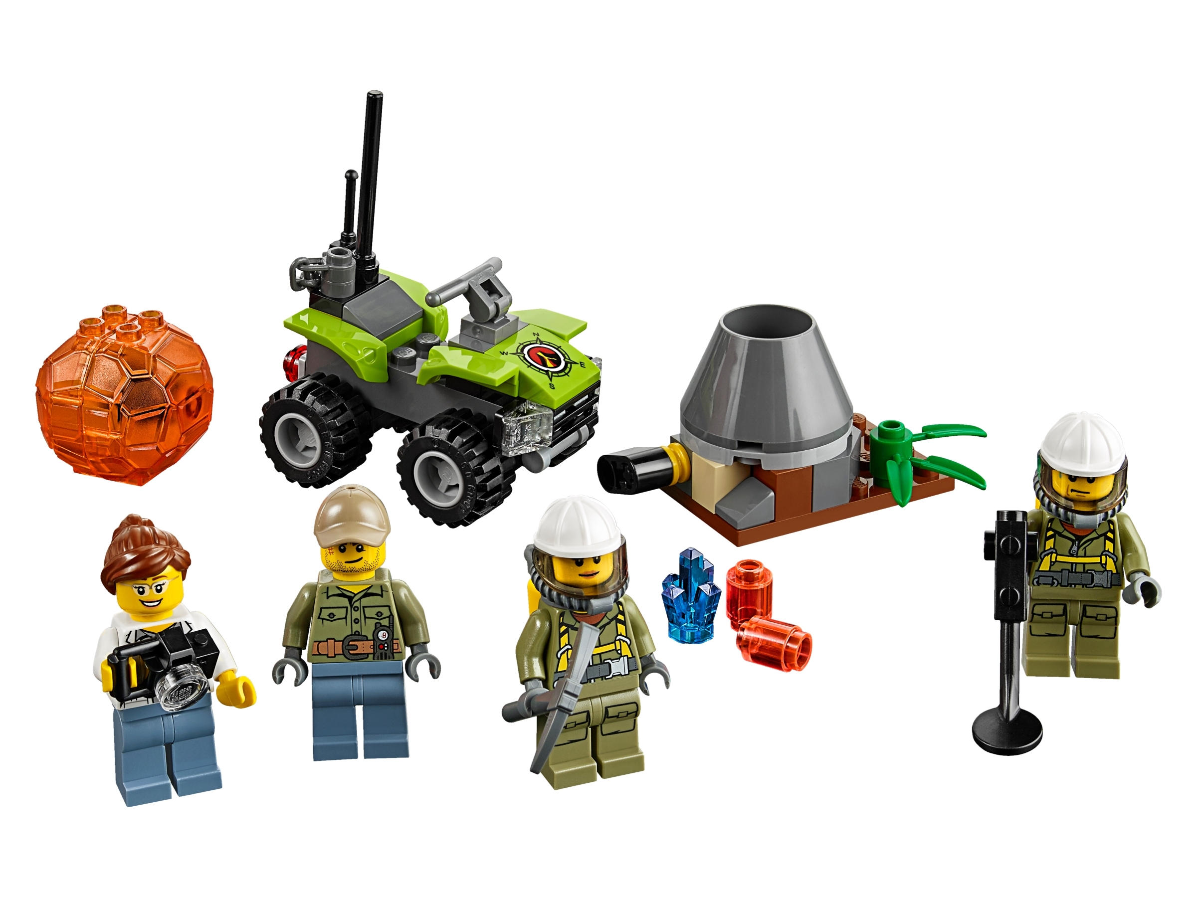 bombe skak Gentagen Volcano Starter Set 60120 | City | Buy online at the Official LEGO® Shop US