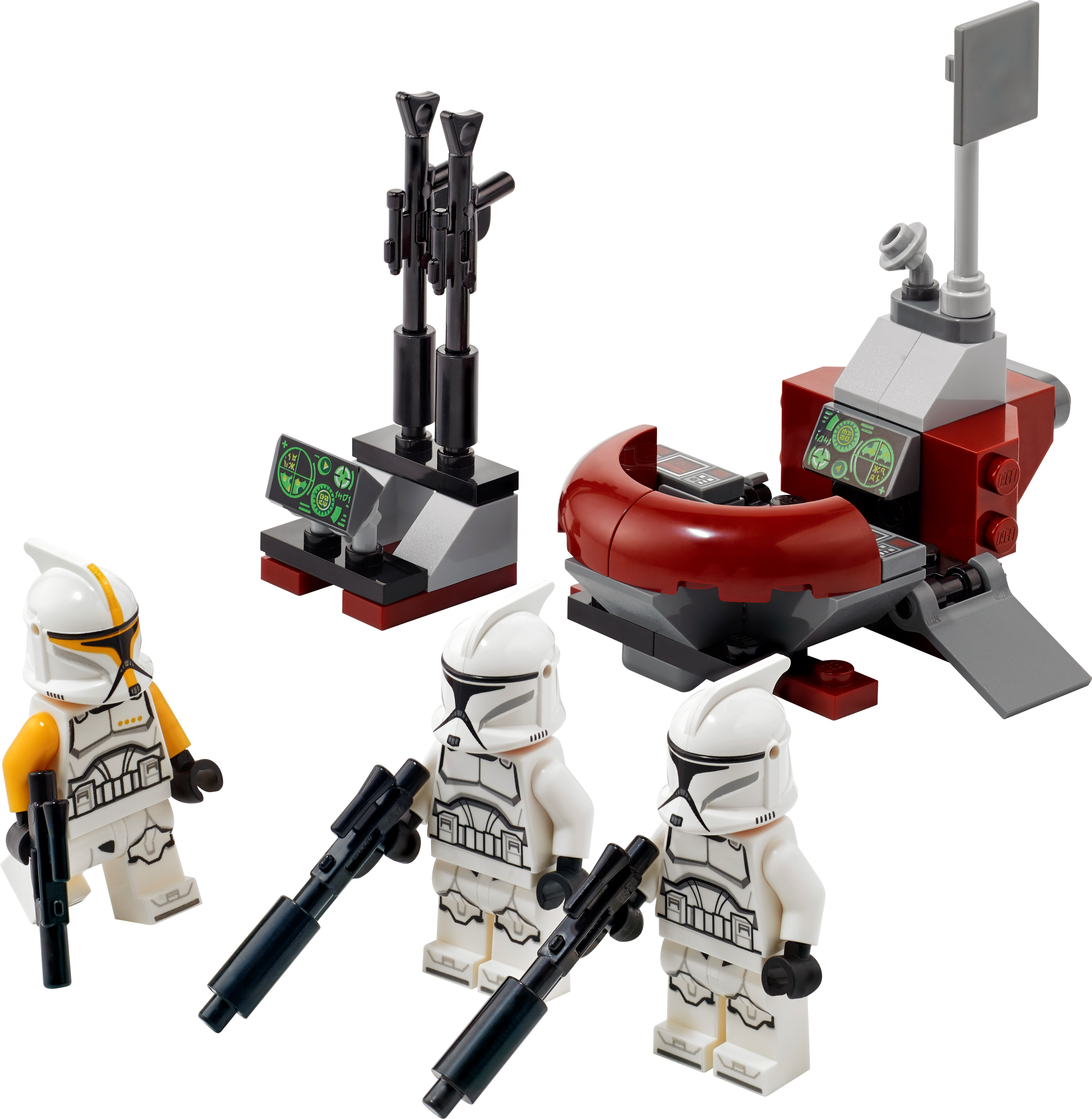 LEGO Star Wars Minifig Classic Blaster Weapon Three per Lot 