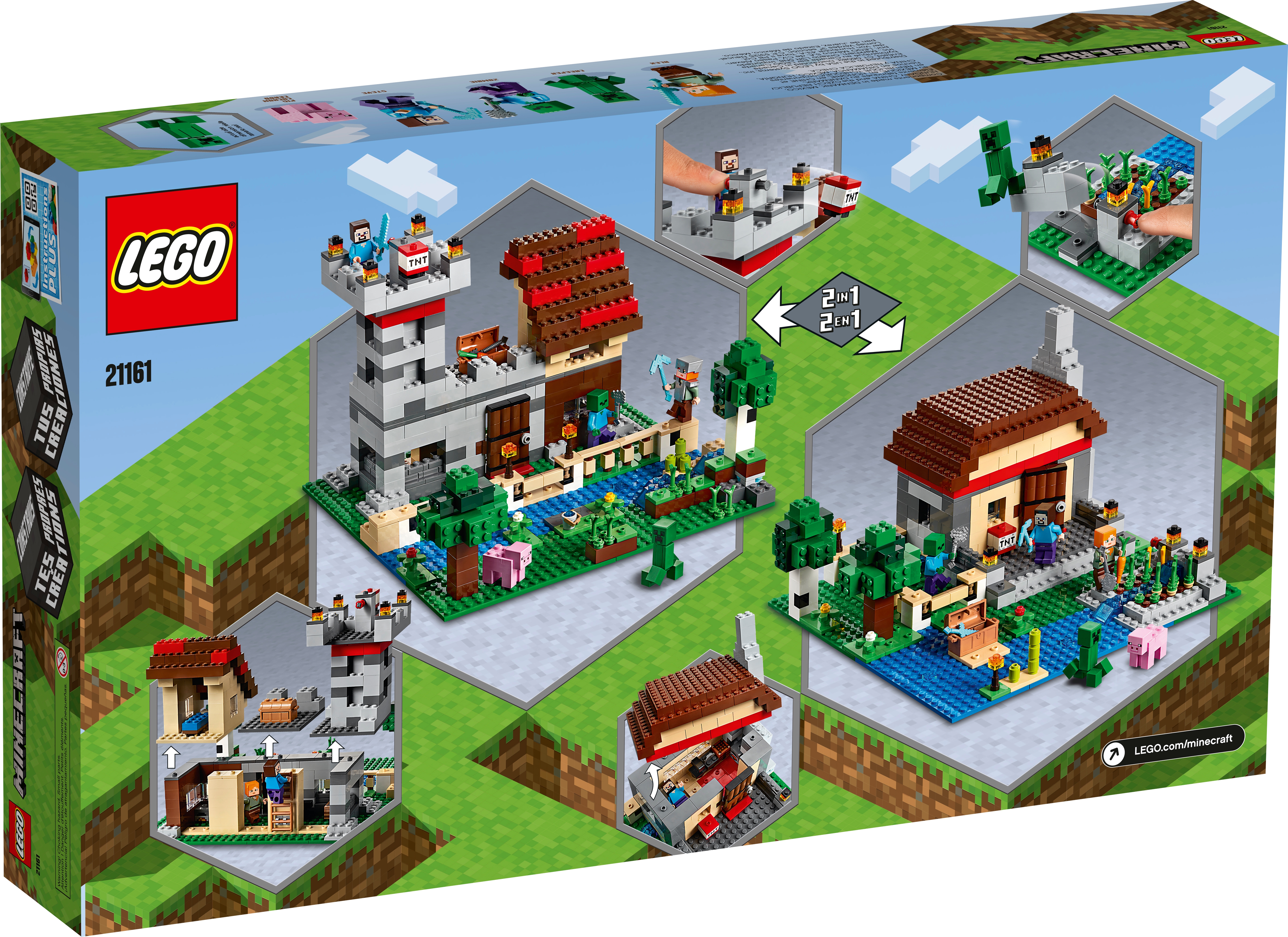 Verhoog jezelf Verborgen lettergreep The Crafting Box 3.0 21161 | Minecraft® | Buy online at the Official LEGO®  Shop US