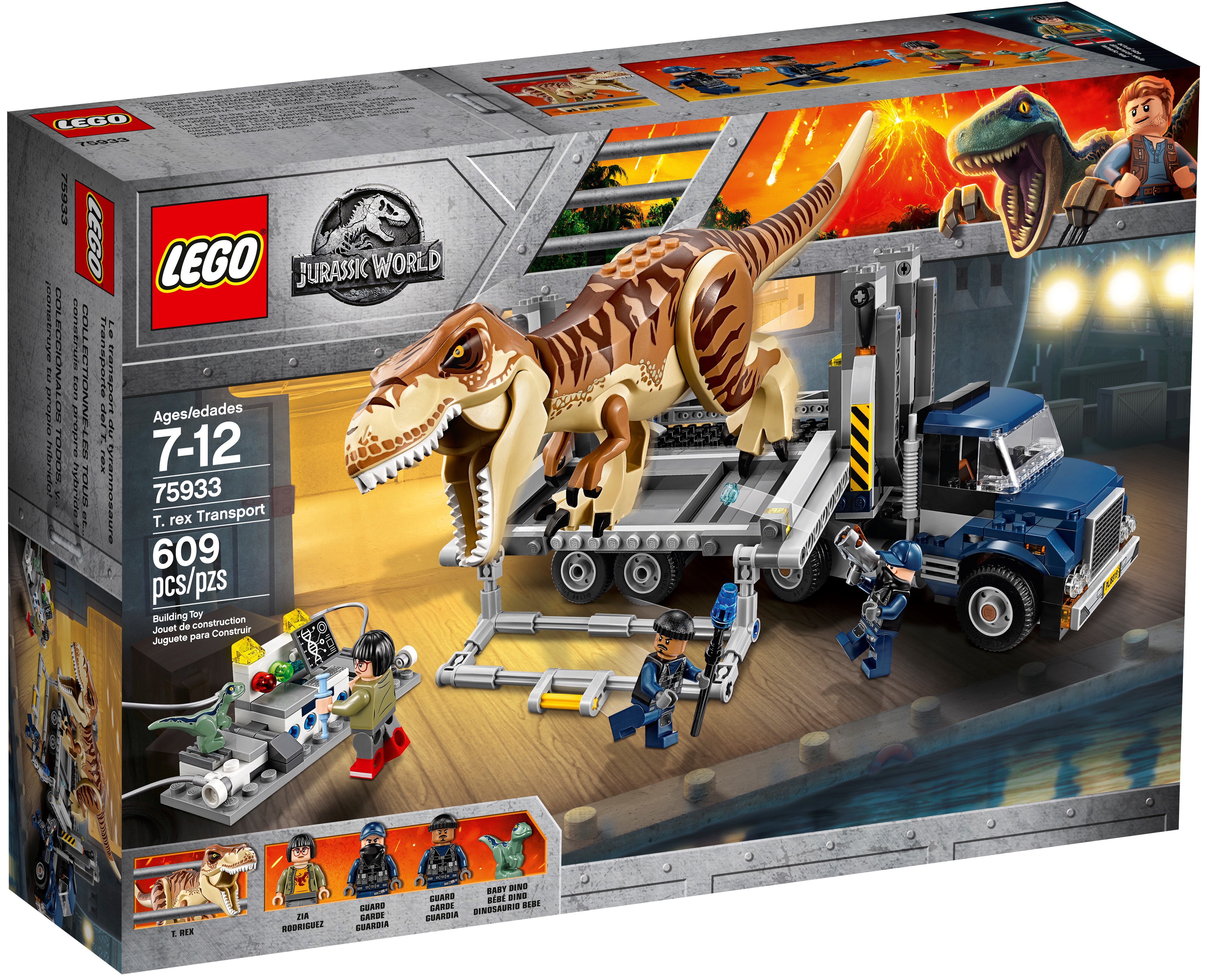 T. rex Transport 75933 | Jurassic World™ | Buy online at the LEGO® Shop US