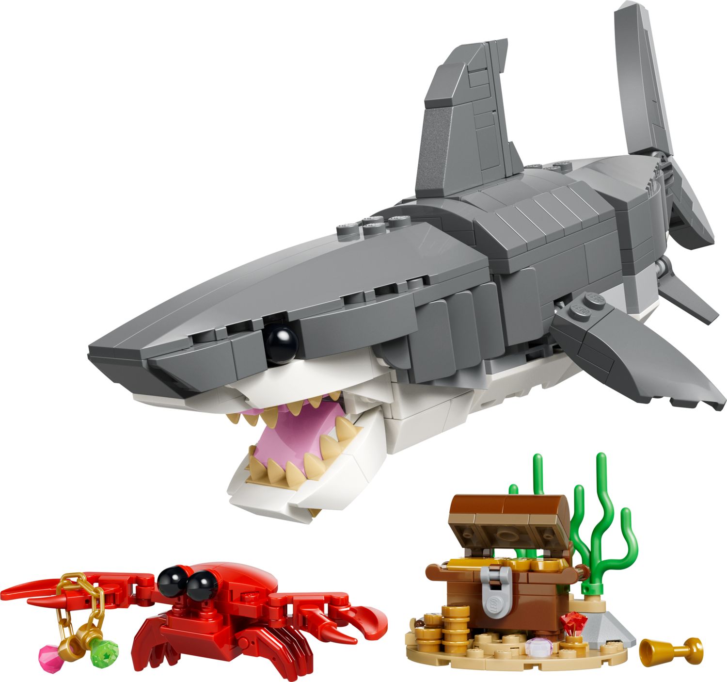 Fierce Shark with a Treasure Chest 31381 | Creator 3-in-1 | Buy Fierce Shark with a Treasure Chest 31381 | Creator 3-in-1 | Buy