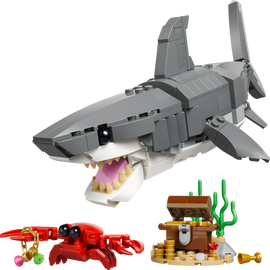 Farlig haj med skattekiste - 31381 - Creator 3-i-1