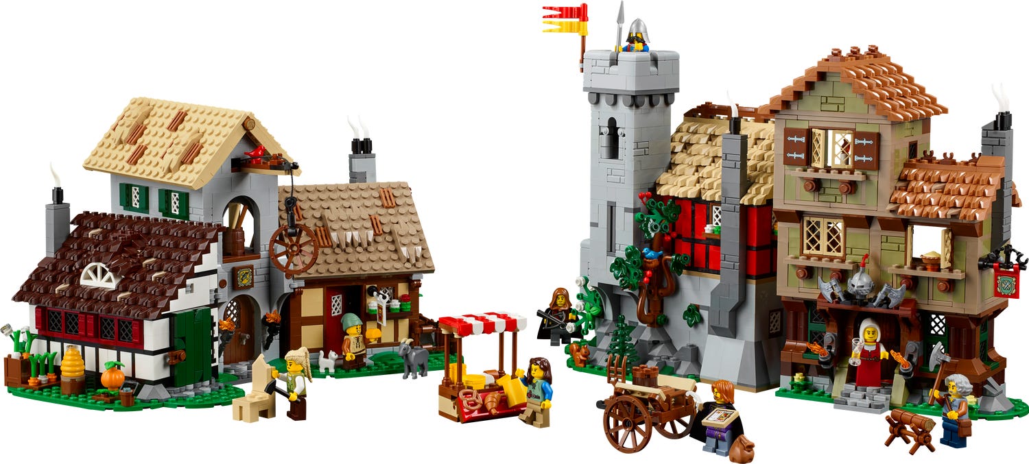 Średniowieczny plac miejski 10332 | LEGO® Icons | Oficjalnym sklepie LEGO® PL