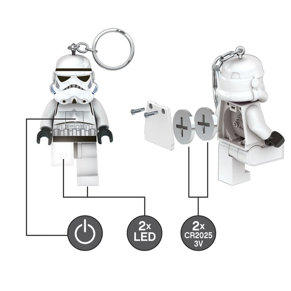 LEGO 5007291 Porte-clés lumineux Stormtrooper™ — visuel 3 sur 6