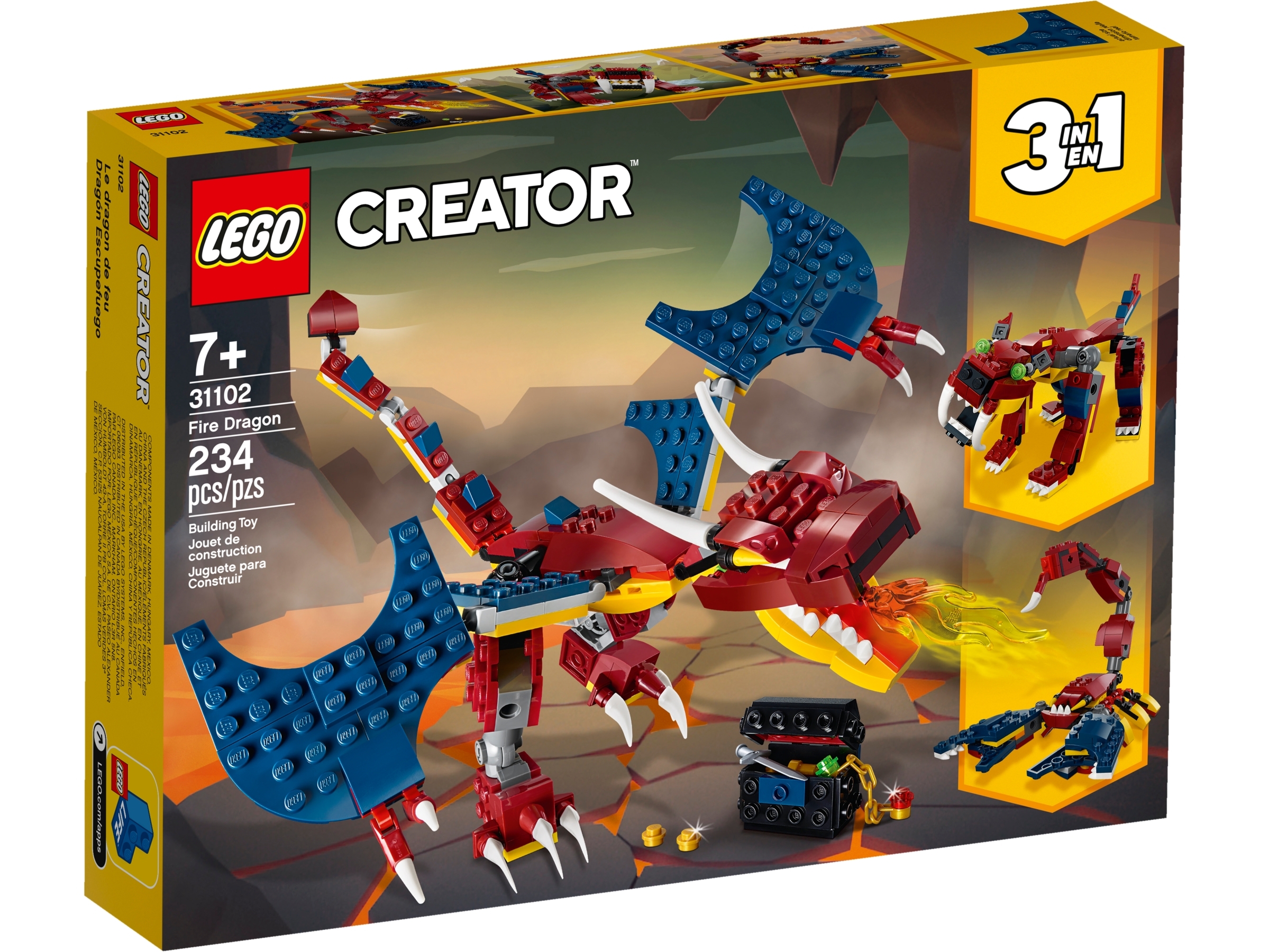 Fire Dragon 31102 | Creator 3-in-1 