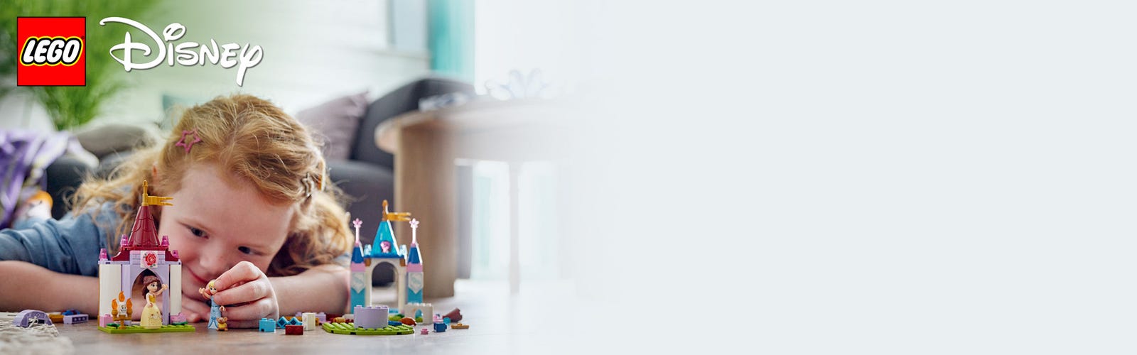LEGO Disney Princess 43219 - Châteaux créatifs Disney Princess, Jouet  Château avec Mini-Poupées Belle et Cendrillon et Boîte de Rangement en  Briques pas cher 