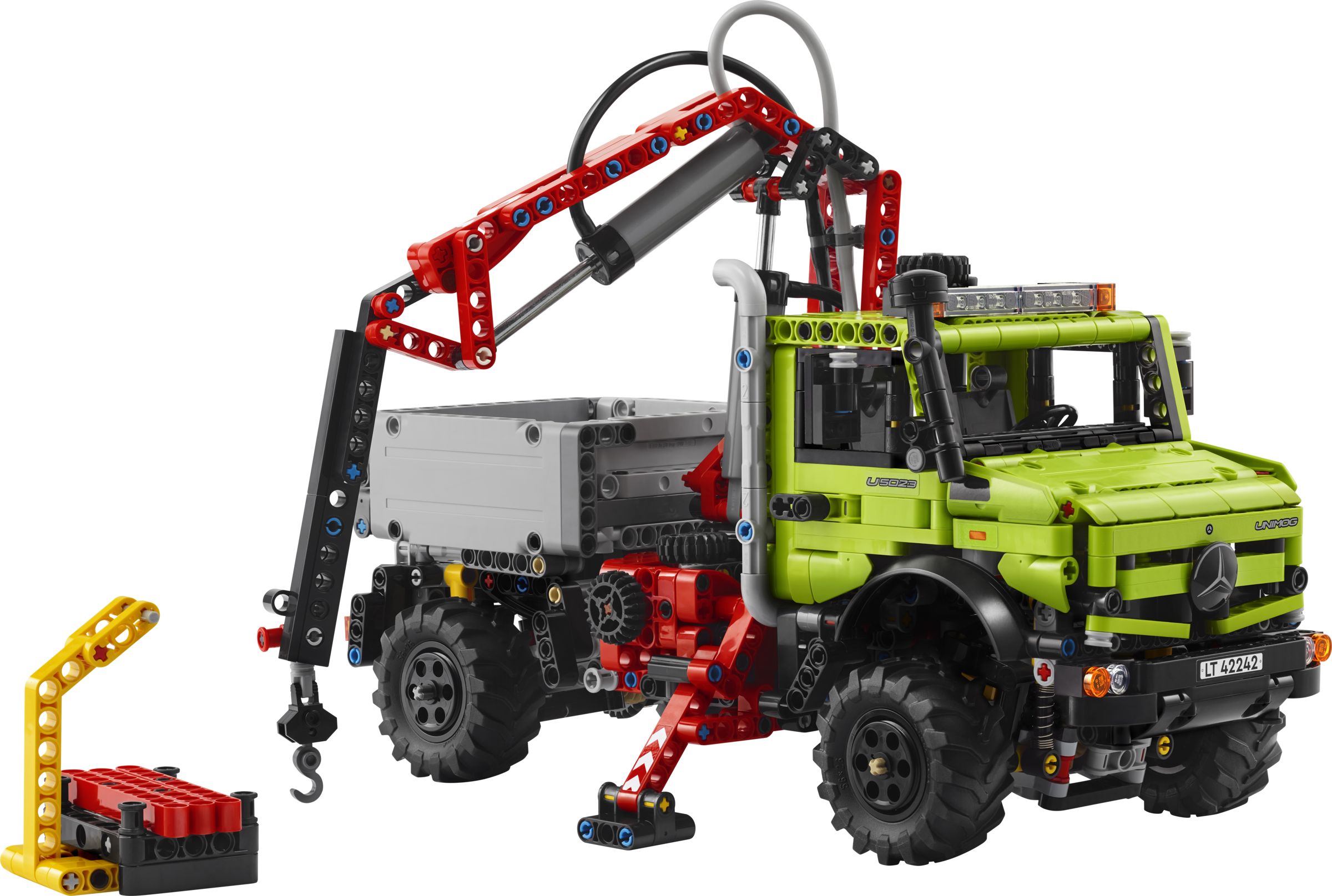 Mercedes-Benz Unimog U 5023 med kran