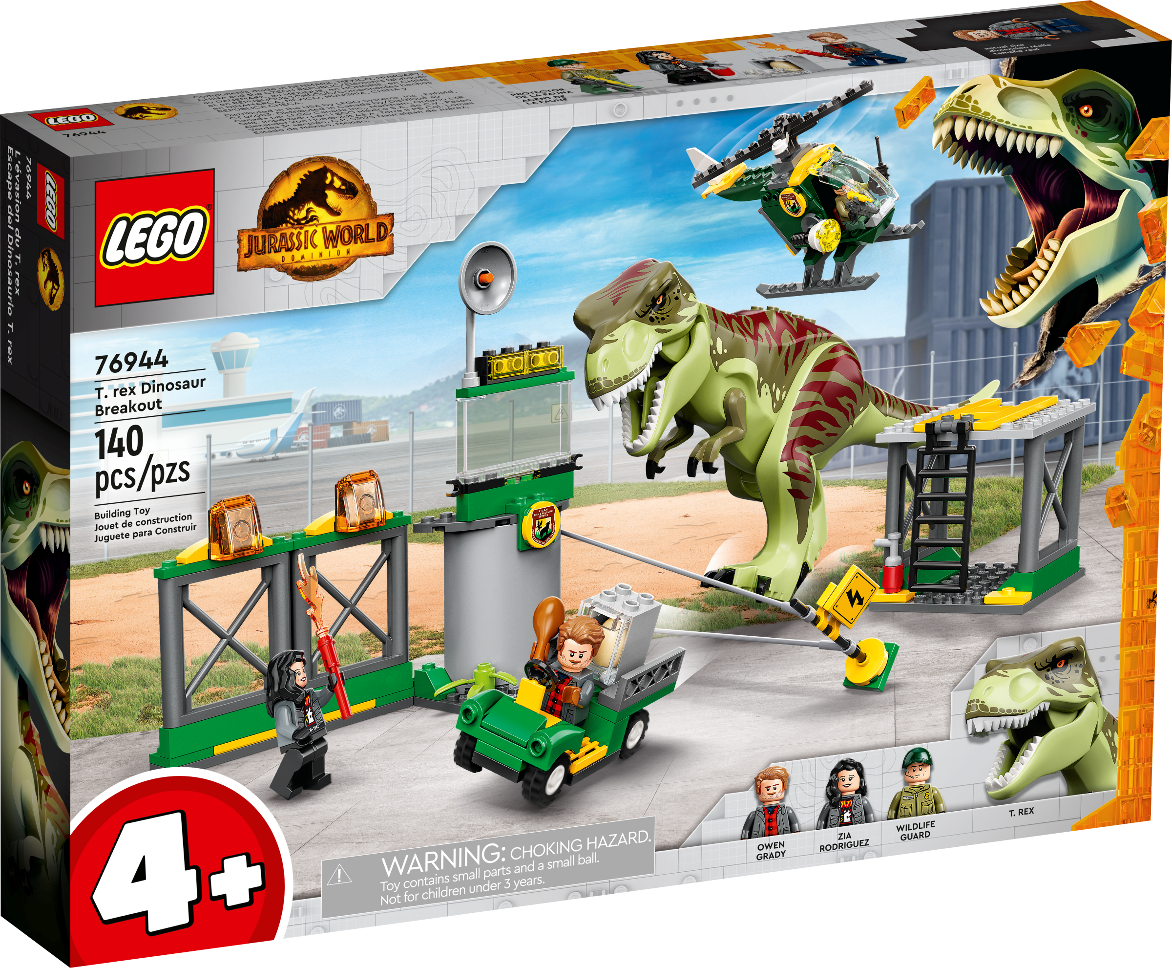 Dinosaur Rex Tyrannosaurus Jurassic World Park Mini Figures Toys With Lego New 