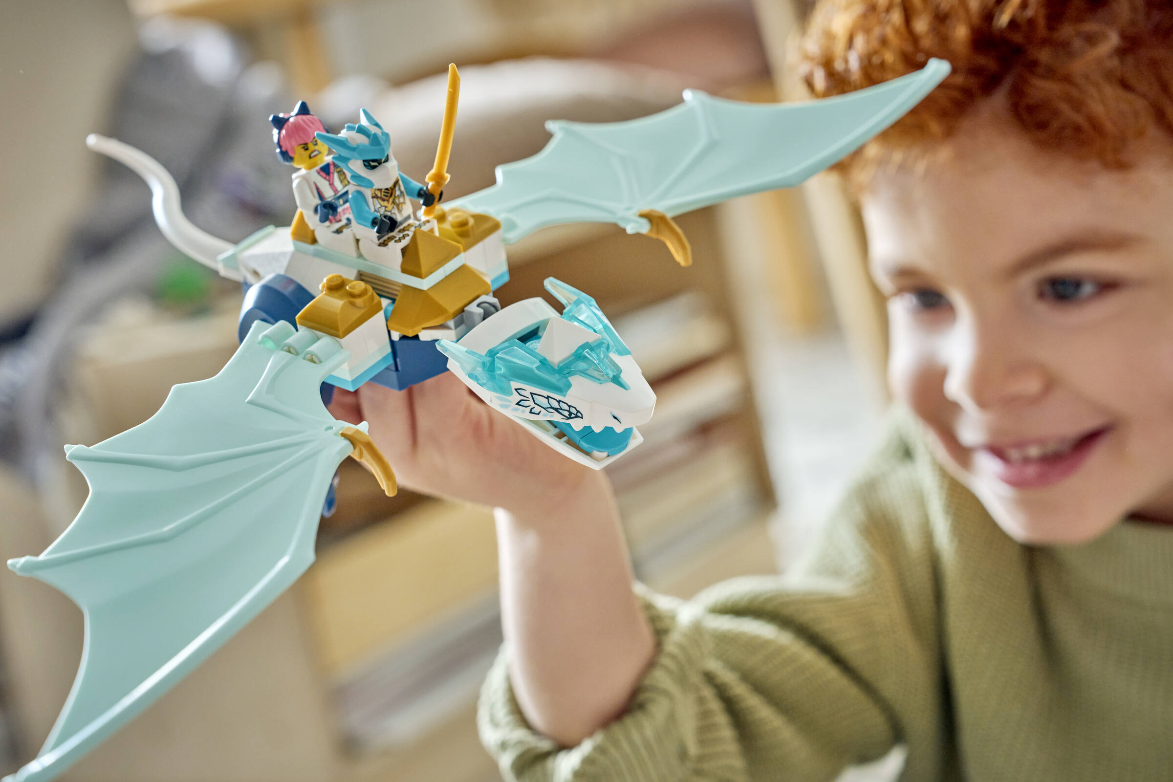 コ*ポ様 650B手組みセットSONダイナモWhite XMR QR bluel Zane's Ice Dragon Battle 71865 | NINJAGO® | Buy online at the