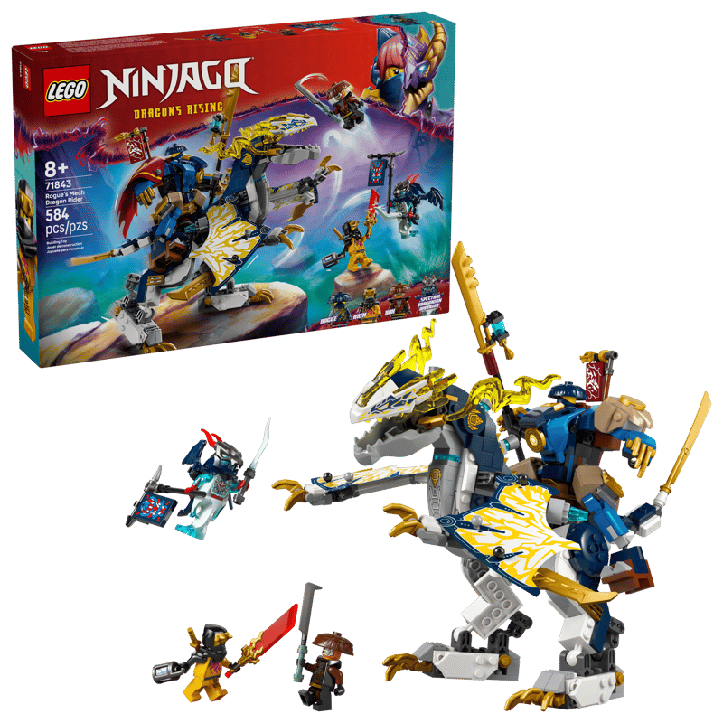 Rogue's Mech Dragon Rider 71843 | NINJAGO® | Buy online at the Official LEGO® Shop US