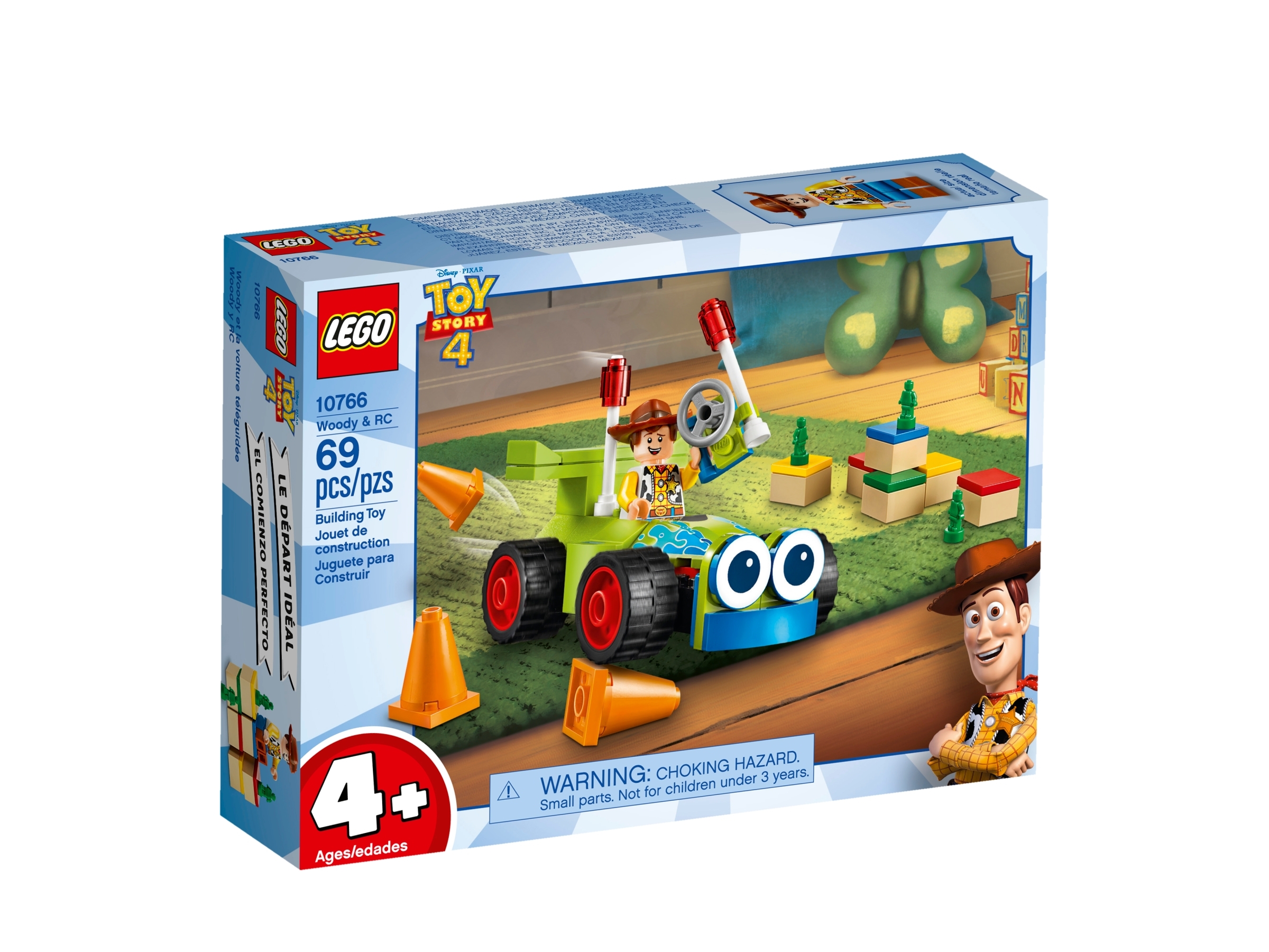 Lego Toy Story 4 Woody y control remoto vehículo Mini Figura Conjunto de Juego 10766 