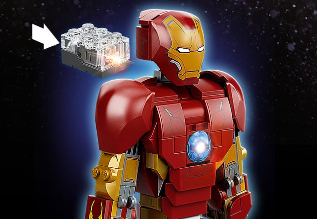 Lengua macarrónica Persuasivo localizar Iron Man Figure 76206 | Marvel | Buy online at the Official LEGO® Shop US