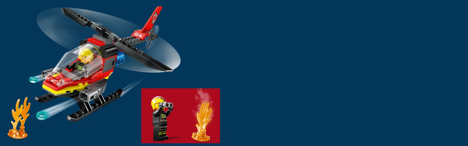 LEGO® City: Feuerwehr- und Polizeispielsets