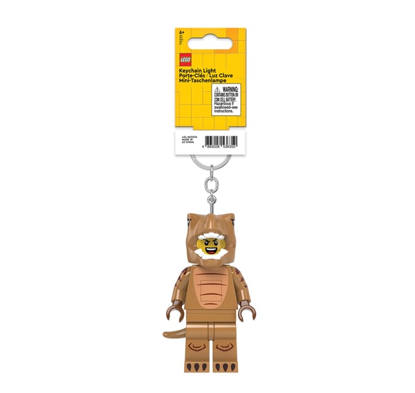 LEGO 5009480 Porte-clés lumineux Le fan en costume de T-Rex — visuel 2 sur 8