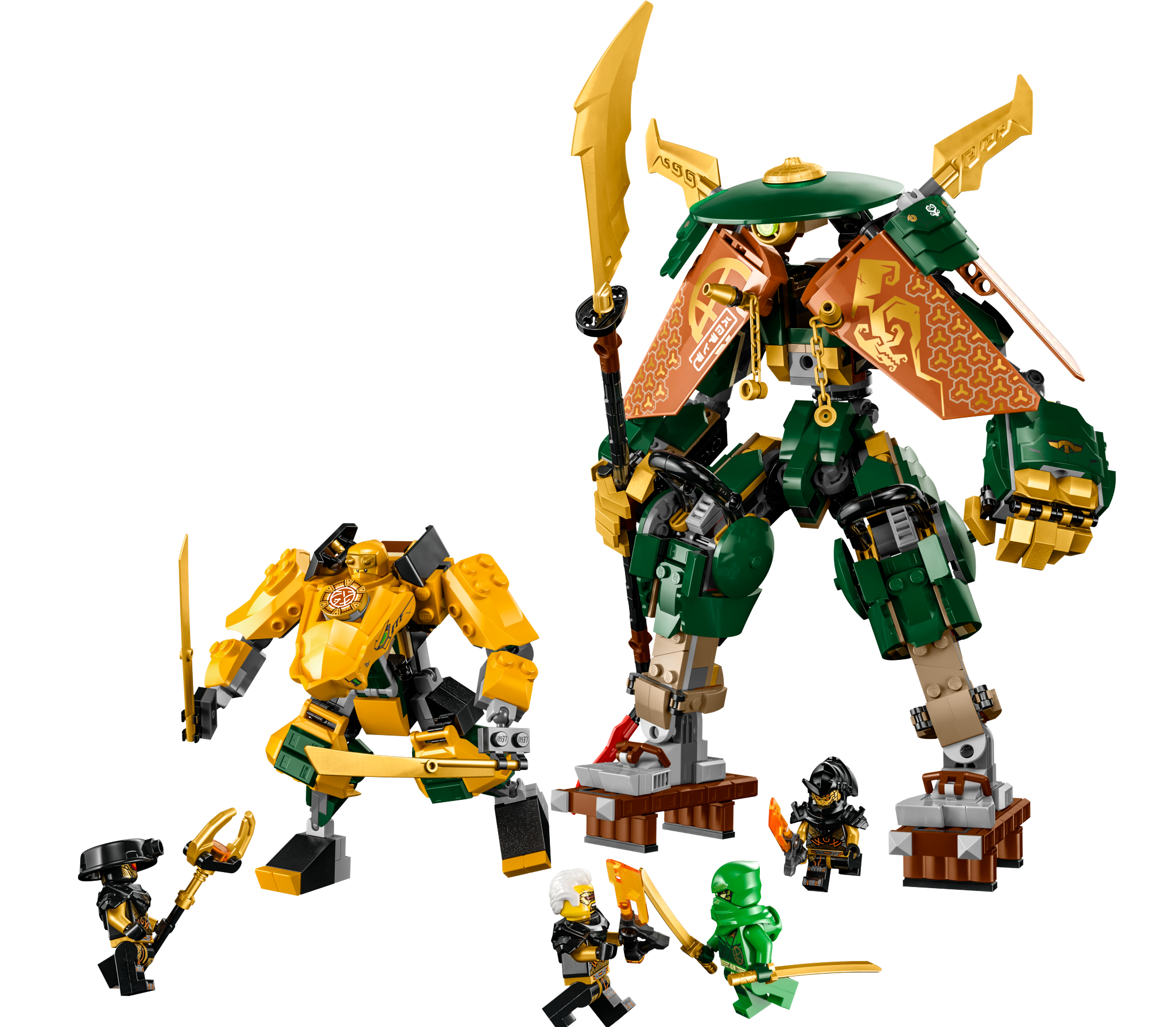 T gøre ondt Snor Lloyd and Arin's Ninja Team Mechs 71794 | NINJAGO® | Buy online at the  Official LEGO® Shop US