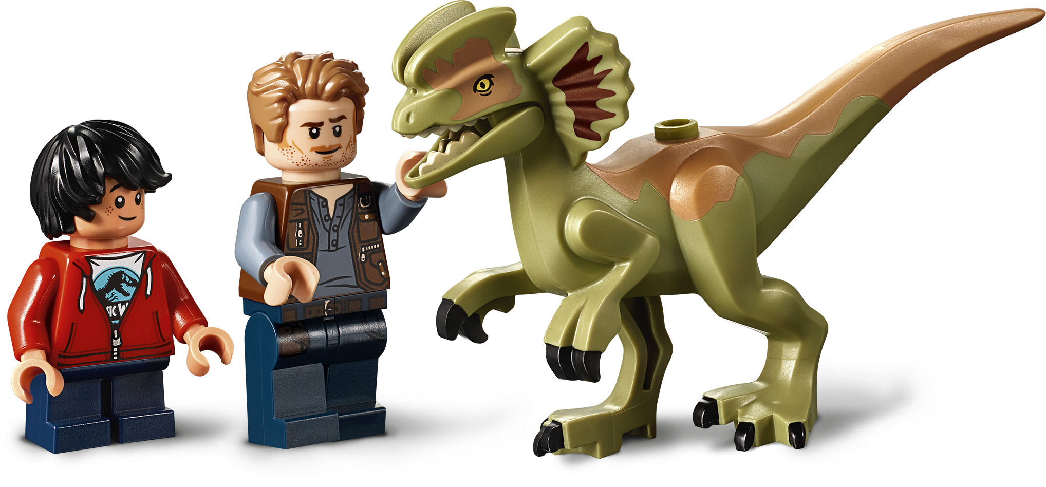 nuevo! Lego Jurassic World Huson Harper Minifigura Split de Set 75934 