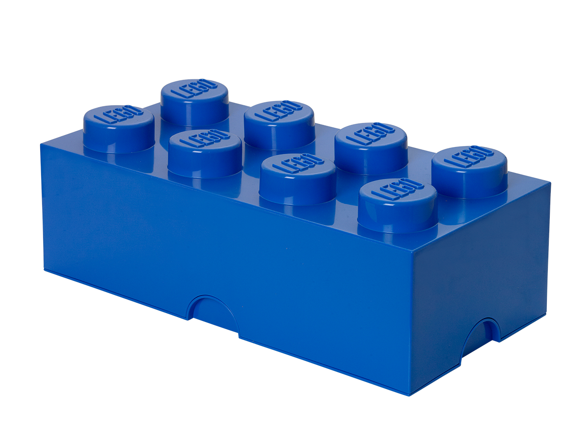 Udveksle Strålende lærken 8-Stud Storage Brick – Blue 5006921 | Other | Buy online at the Official  LEGO® Shop US