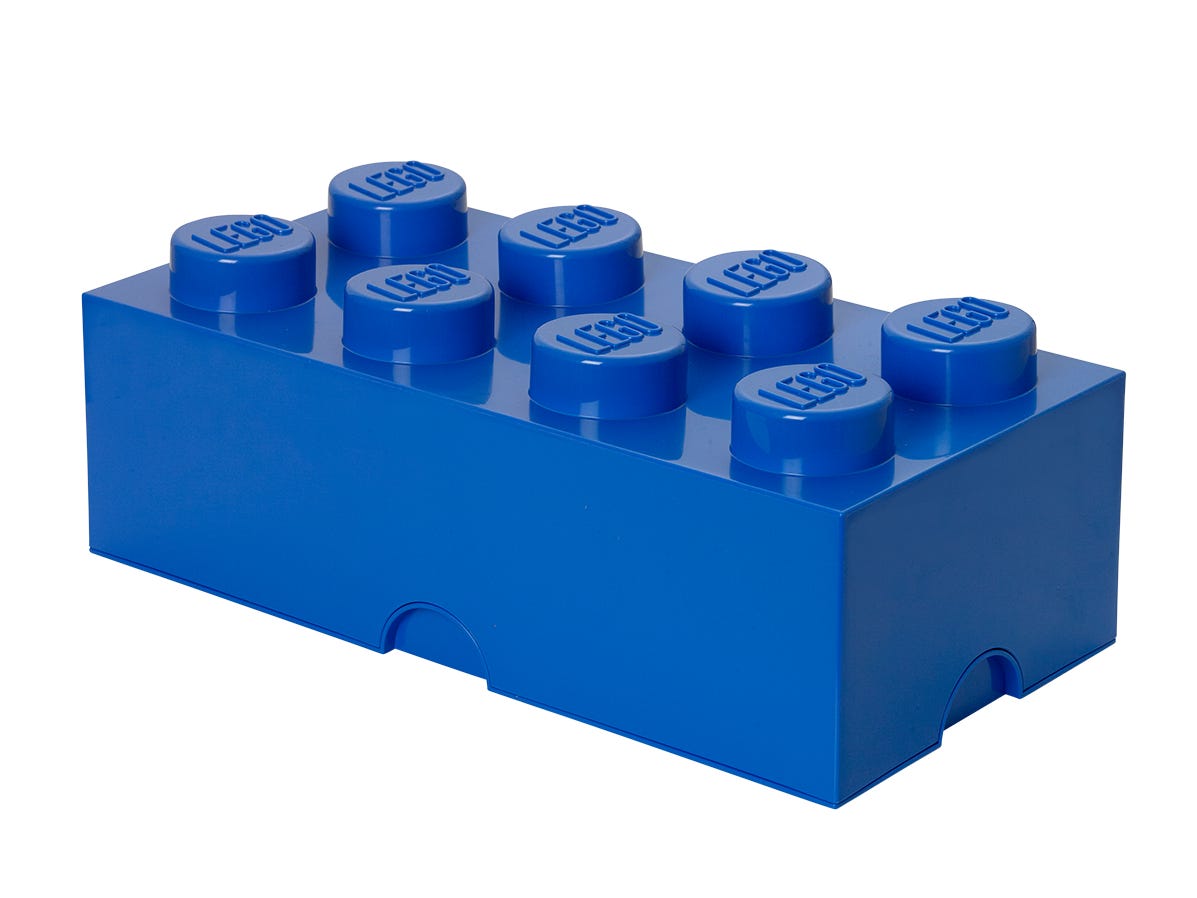 8-Stud Storage Brick - Blue