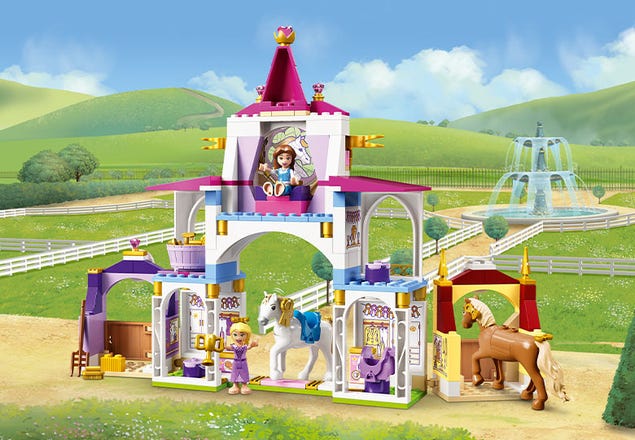 | at Belle 43195 Shop | the online Rapunzel\'s Stables LEGO® and Buy Official Disney™ Royal US