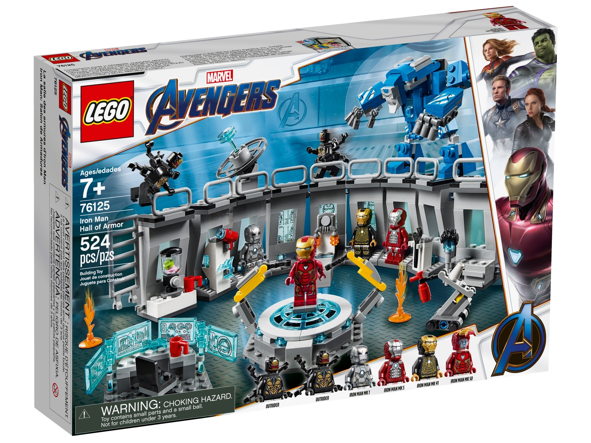 Arne fungere Sinis Iron Man Hall of Armor 76125 | Marvel | Buy online at the Official LEGO®  Shop US